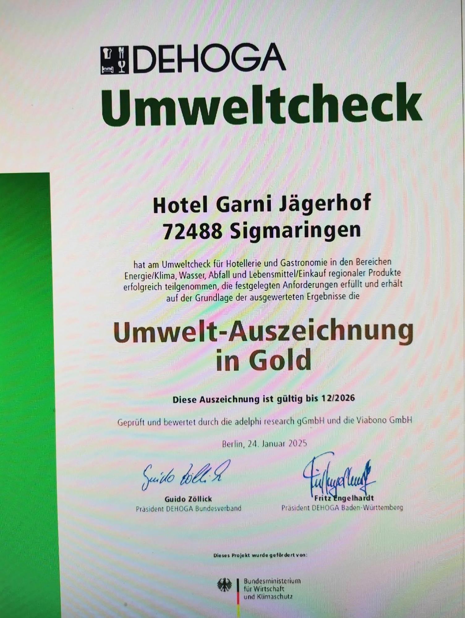 Hotel Garni Jaegerhof Зигмаринген Экстерьер фото